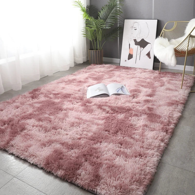 Modern Style Fluffy Home Rug
