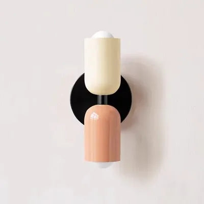 Modern Color Block Dual Wall Sconce