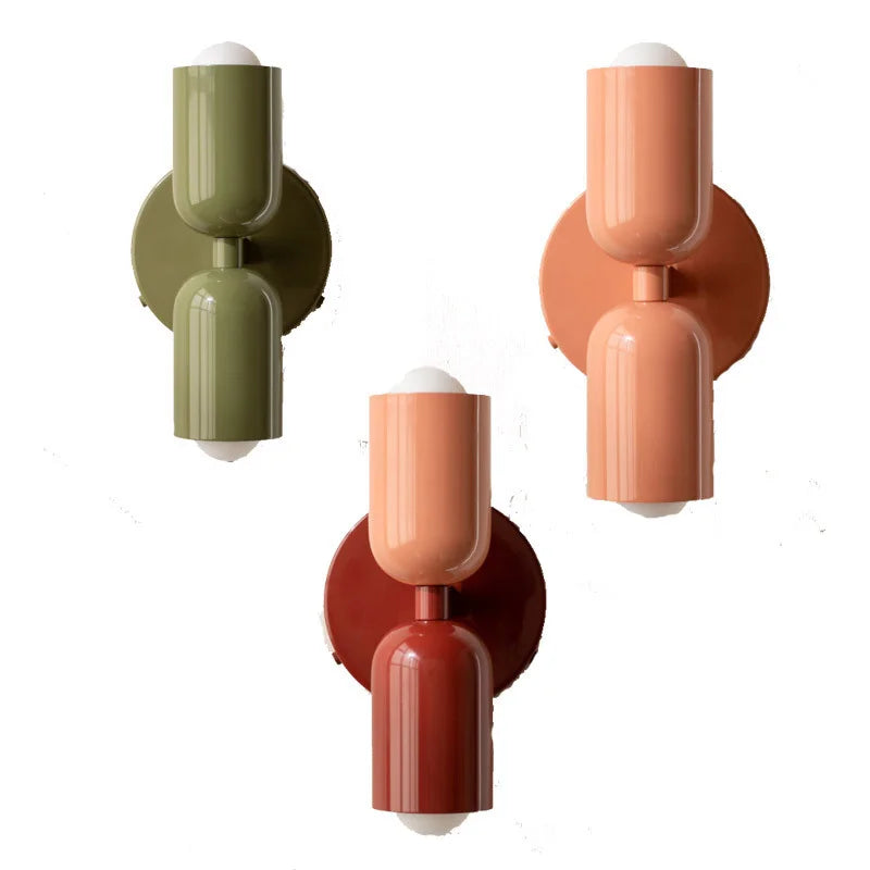 Modern Color Block Dual Wall Sconce