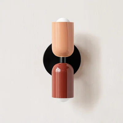 Modern Color Block Dual Wall Sconce