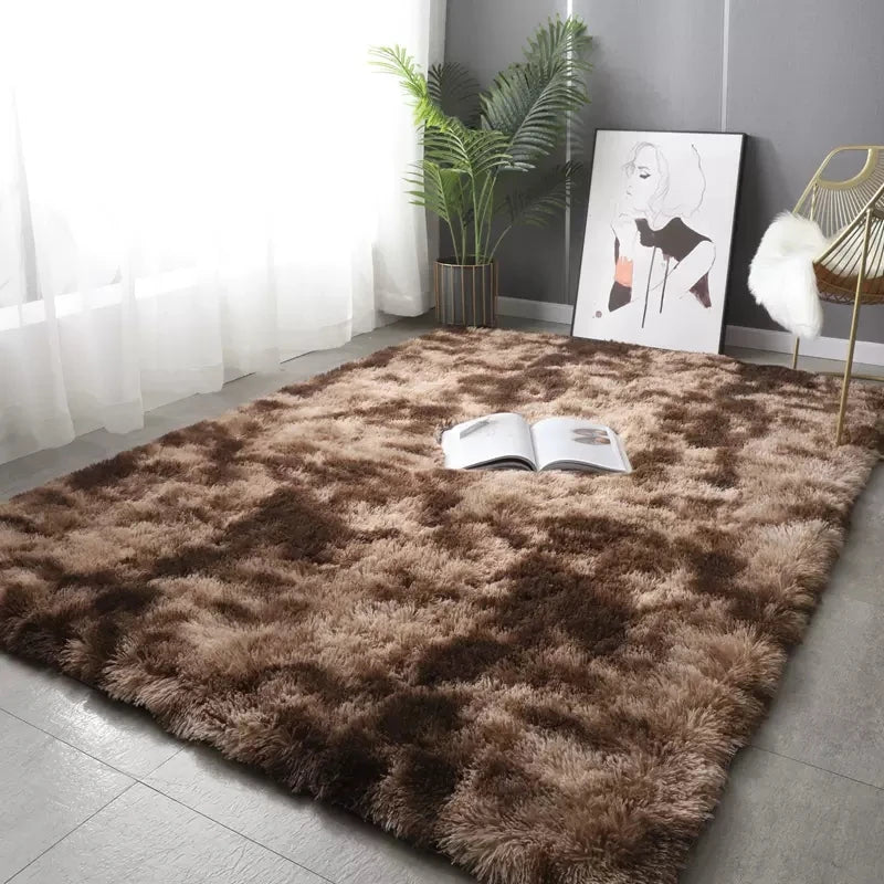 Modern Style Fluffy Home Rug