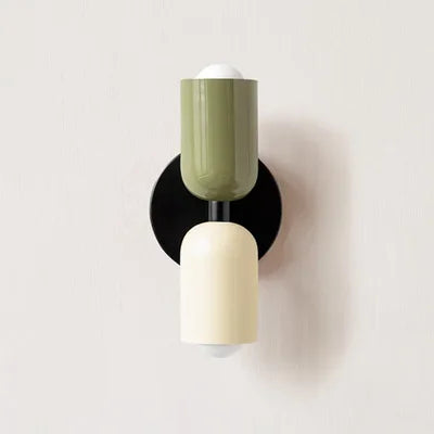 Modern Color Block Dual Wall Sconce