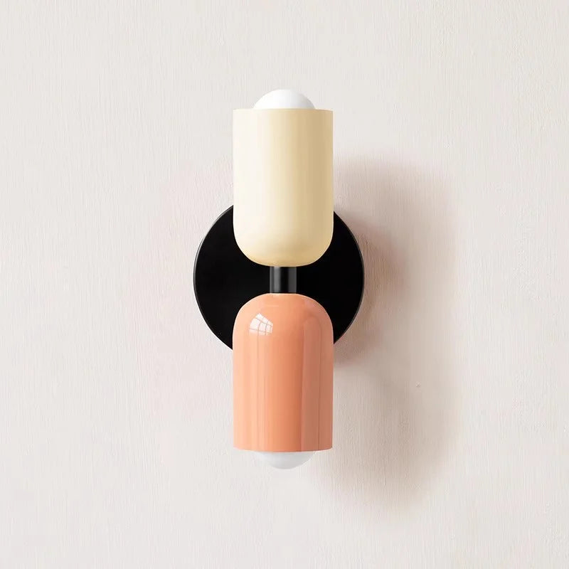 Modern Color Block Dual Wall Sconce