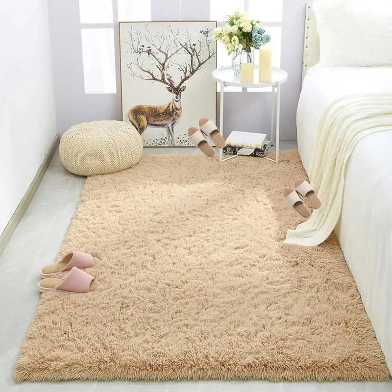 Modern Style Fluffy Home Rug