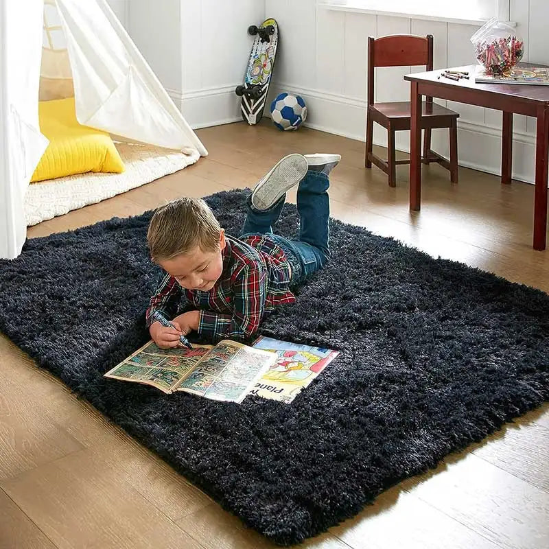 Modern Style Fluffy Home Rug