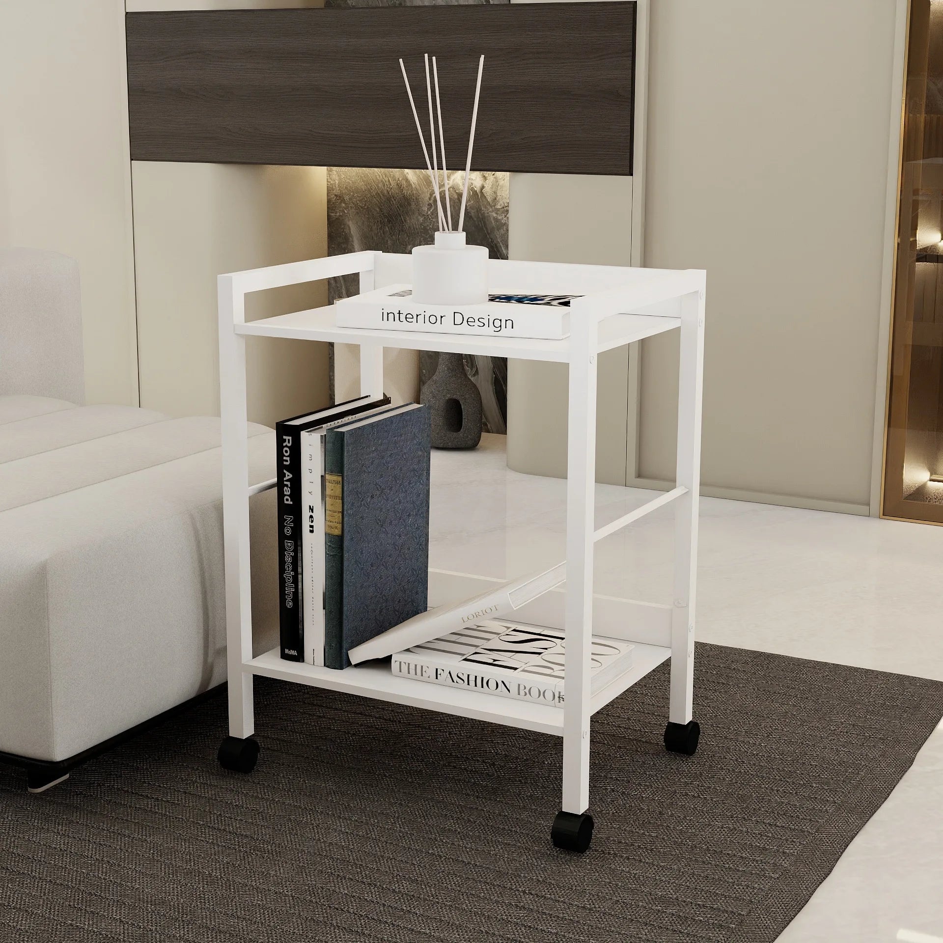 Modern Style Bed / Sofa Side Table
