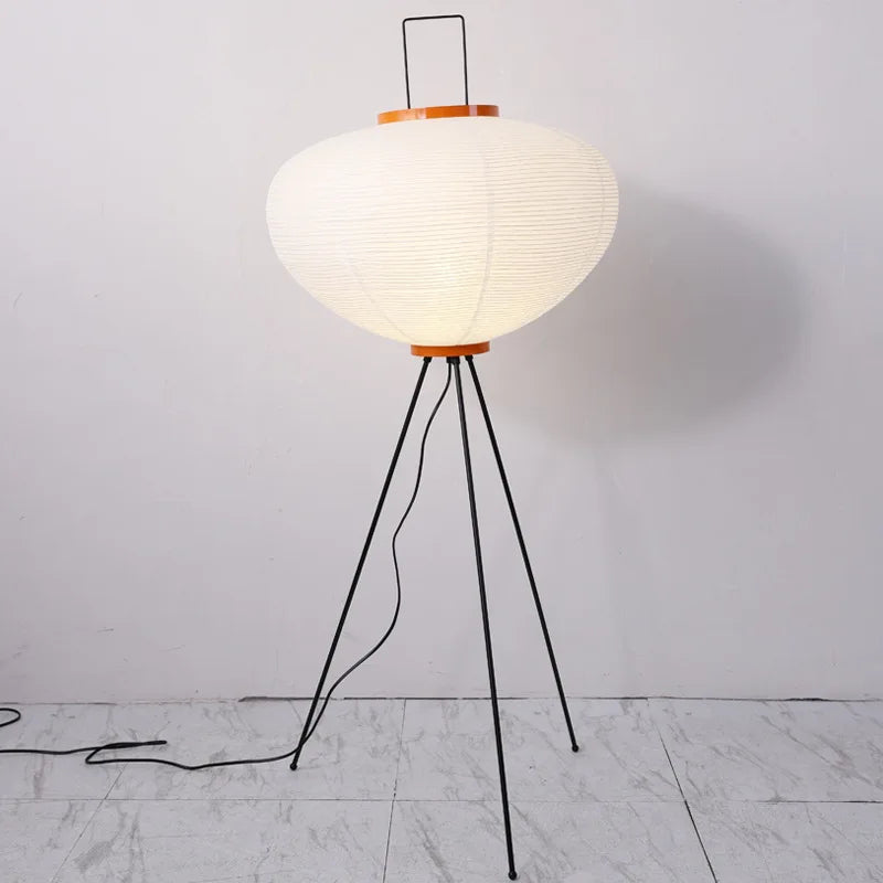 Wabi Sabi Paper Lantern Floor Lamp