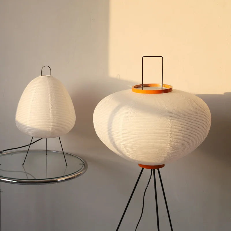 Wabi Sabi Paper Lantern Floor Lamp