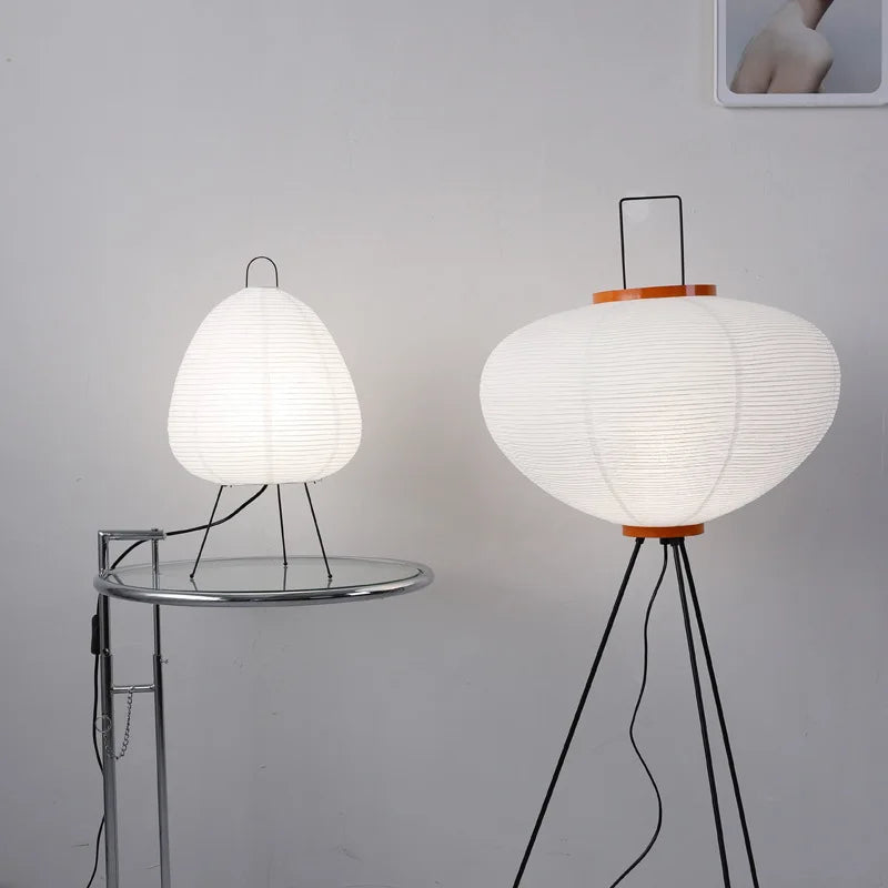 Wabi Sabi Paper Lantern Floor Lamp