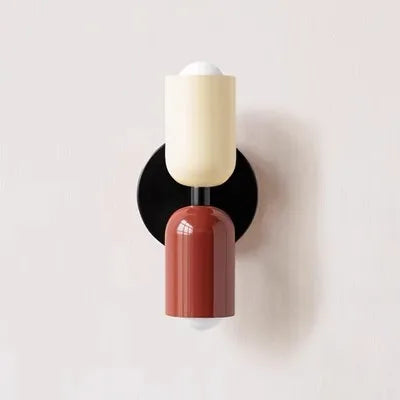 Modern Color Block Dual Wall Sconce